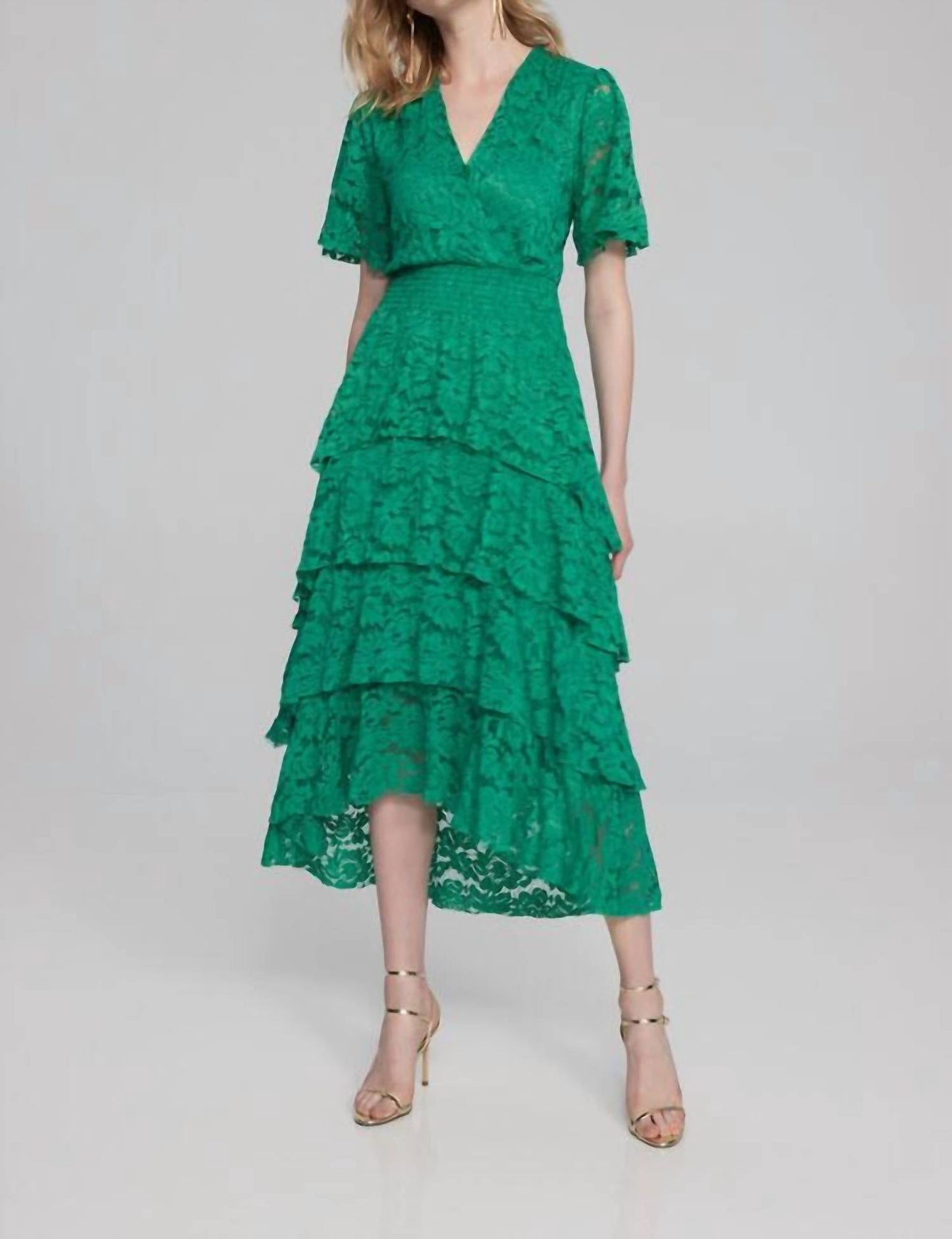 Joseph Ribkoff - Floral Lace Midi Dress