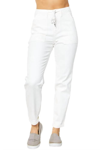 Judy Blue - White Joggers