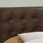 Full Size Upholstered Bed Headboard - Brown