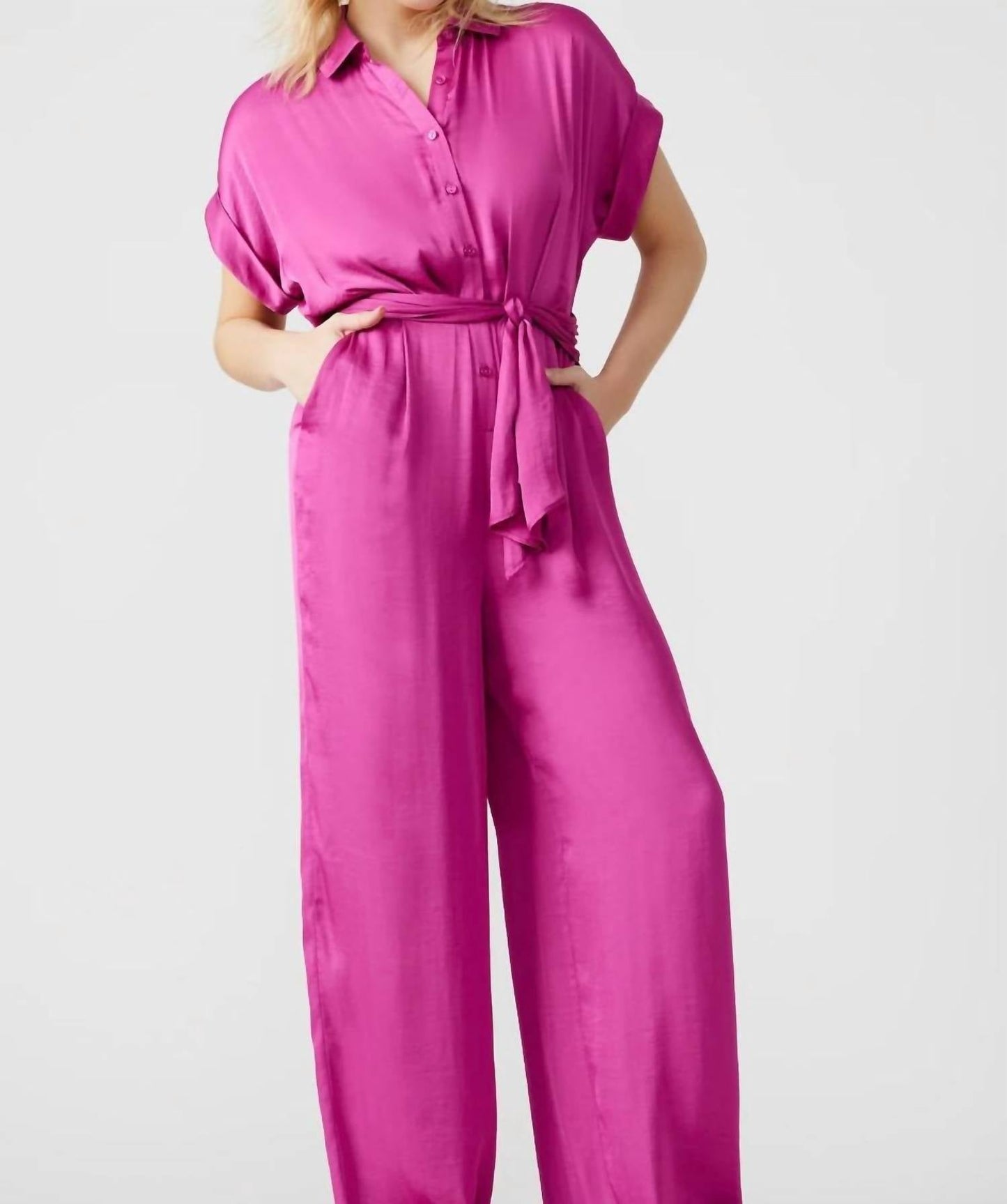 Steve Madden - Tori Button Down Jumpsuit