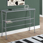Accent Console Table For Entryway, Contemporary & Modern - Silver