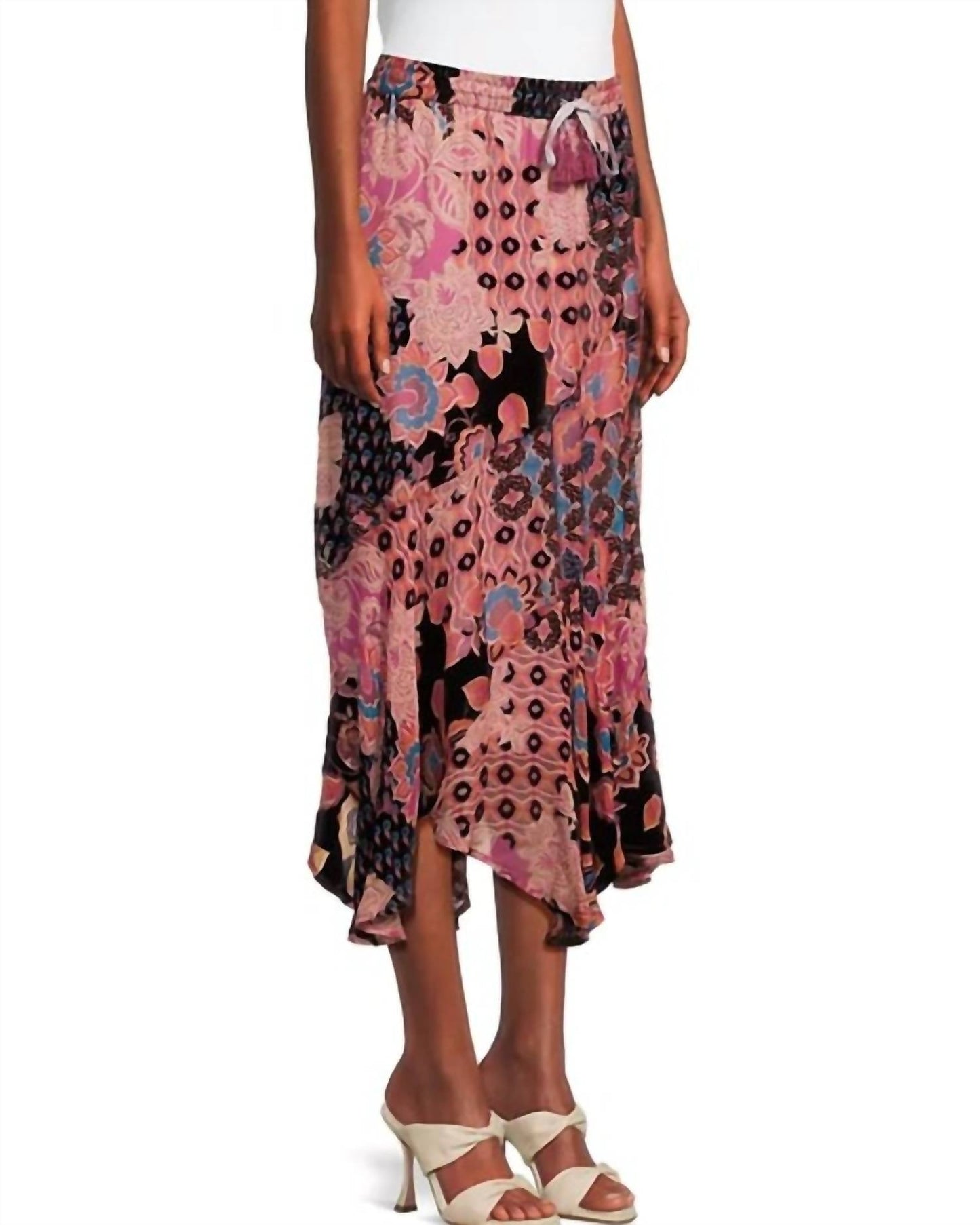 Johnny Was - CHAMYLLA BURNOUT LINED SKIRT