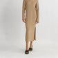 All : Row - Marie Tan Turtleneck Sweater Dress