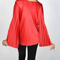 Frank Lyman - Pleated Sleeve Woven Top