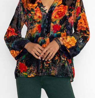 Johnny Was - Blusa Botina Burnout