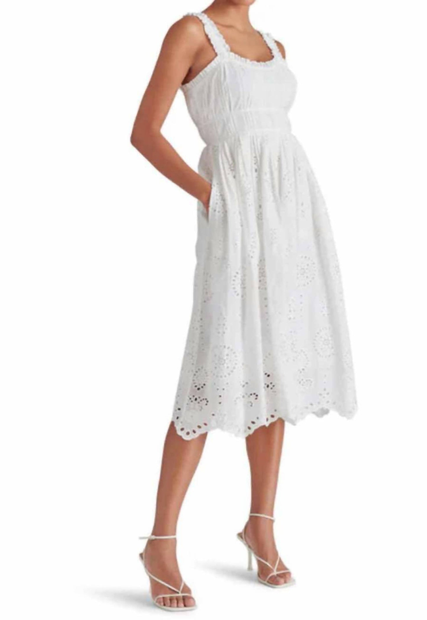 Steve Madden - Eyelet Harmony Midi Dress