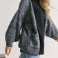 Davi & Dani - Rock & Love Oversized Cardigan With Pockets
