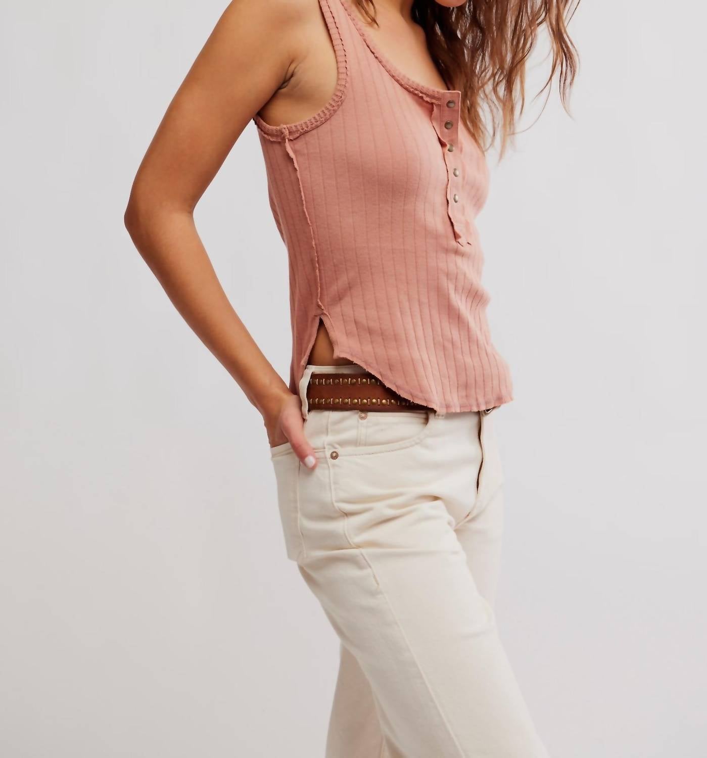 Free People - Care Fp Bryson Henley Tank
