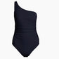 Karla Colletto - BASICS RUCHED ONE-SHOULDER SWIMSUIT