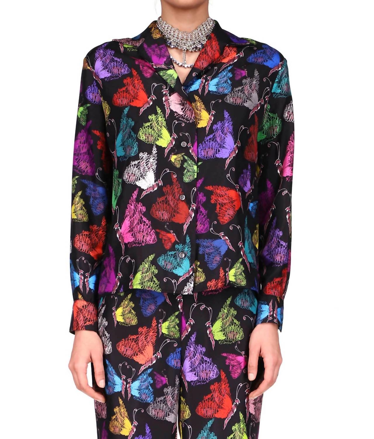 Libertine - Mille Papillons Pajama Blouse