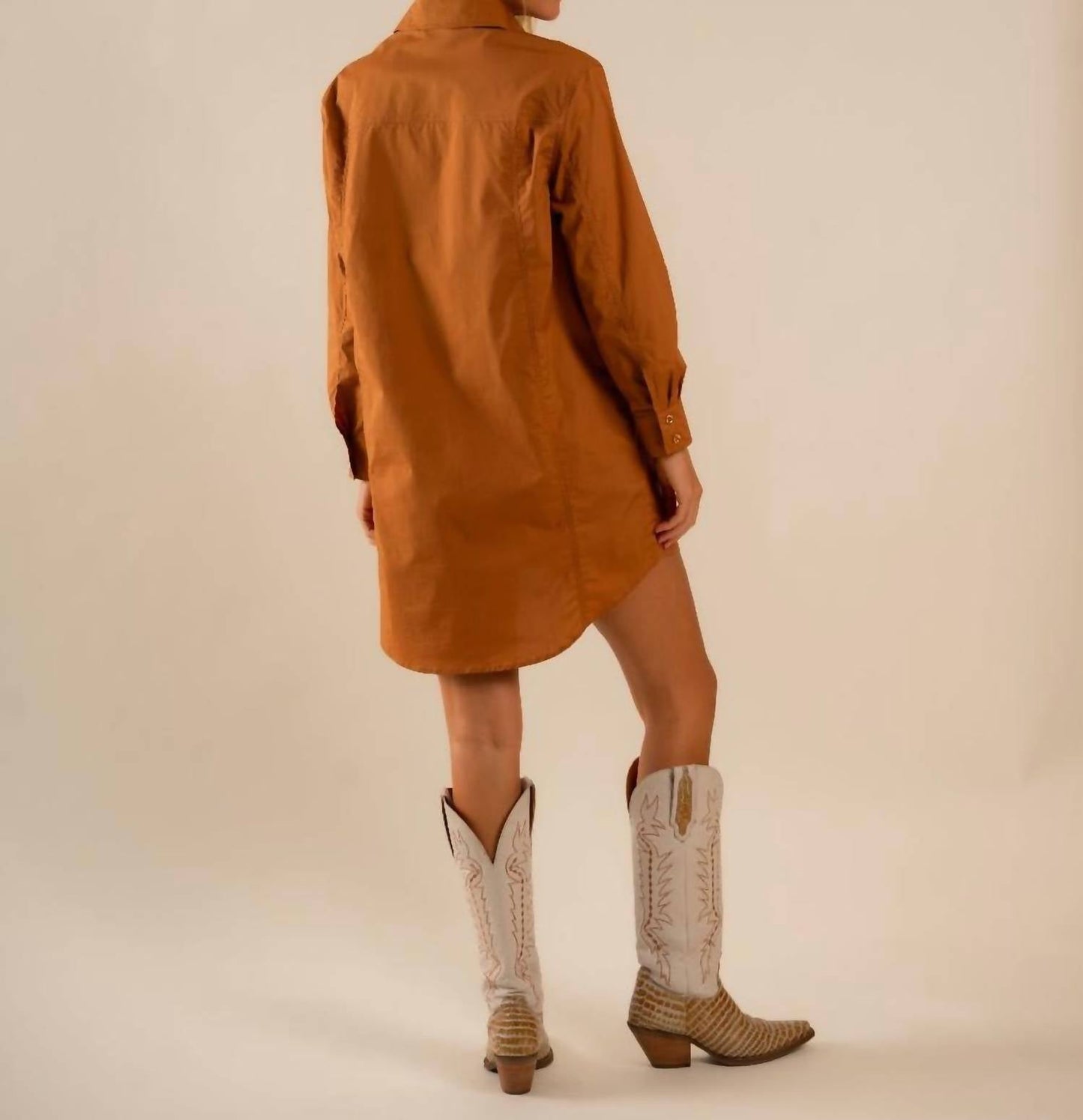 Care Tucker - Minivestido básico Preslie Popeline