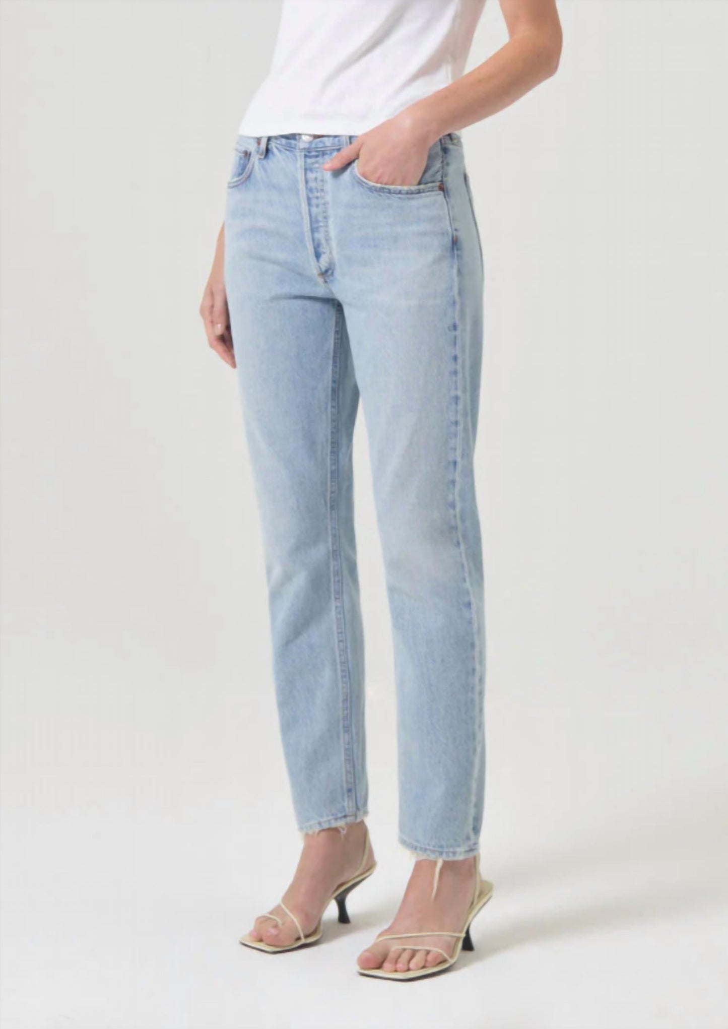 Agolde - Women's Austin Mid Rise Tapered Slim Jean