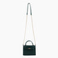 Like Dreams - Women's Lantern Faux Croc Crossbody Bag