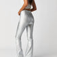 Free People - Jayde Metallic Flare Jeans