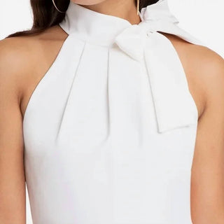 Black Halo - Audrey Sleeveless Tie Neck Dress