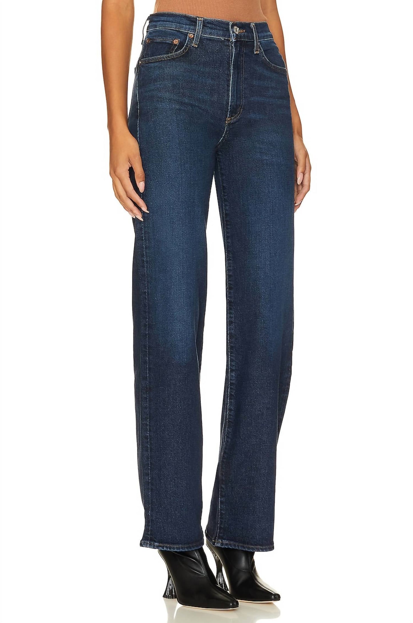 Agolde - Calça Jeans Harper Corduroy Straight Feminina