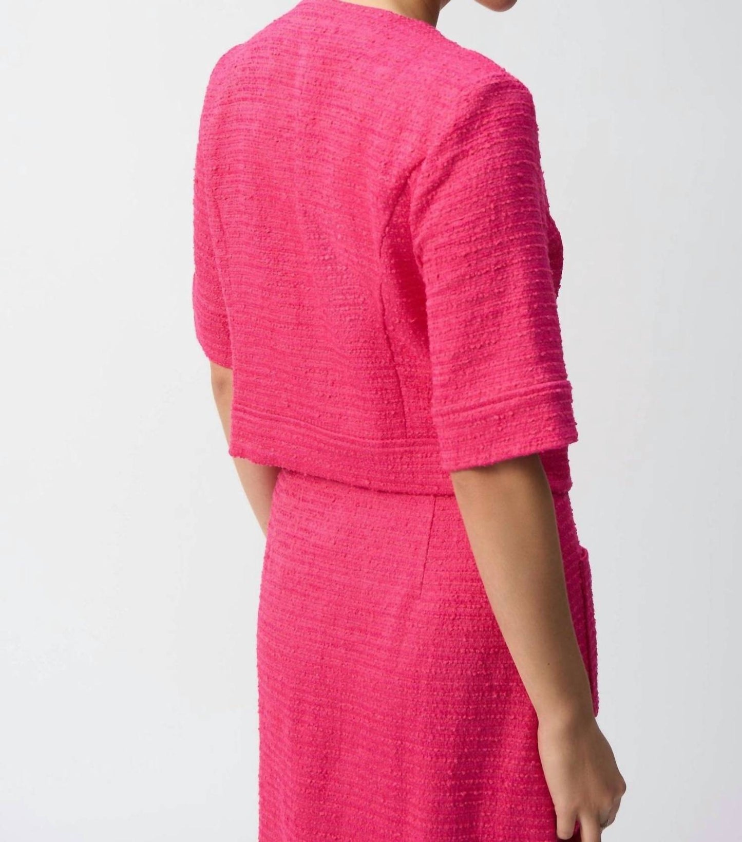 Joseph Ribkoff - Bouclé Cropped Jacket