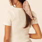 Promesa - Keep It Simple Scalloped Pointelle Crop Top