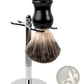 Badger Hair Shaving Brush with Black Ceramic Handle