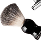 Badger Hair Shaving Brush with Black Ceramic Handle