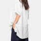 Baci - Ribbed Mixed Material Tunic