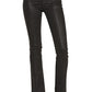 Hudson Jeans Barbara Coated High Waist Bootcut Jeans - Noir