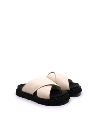 Ugg - Sandália feminina Capitelle Crossband de couro