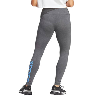 Adidas - Leggings atléticas justas de cintura alta e comprimento total
