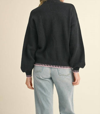 &Merci - Abigail Flower Detail Sweater