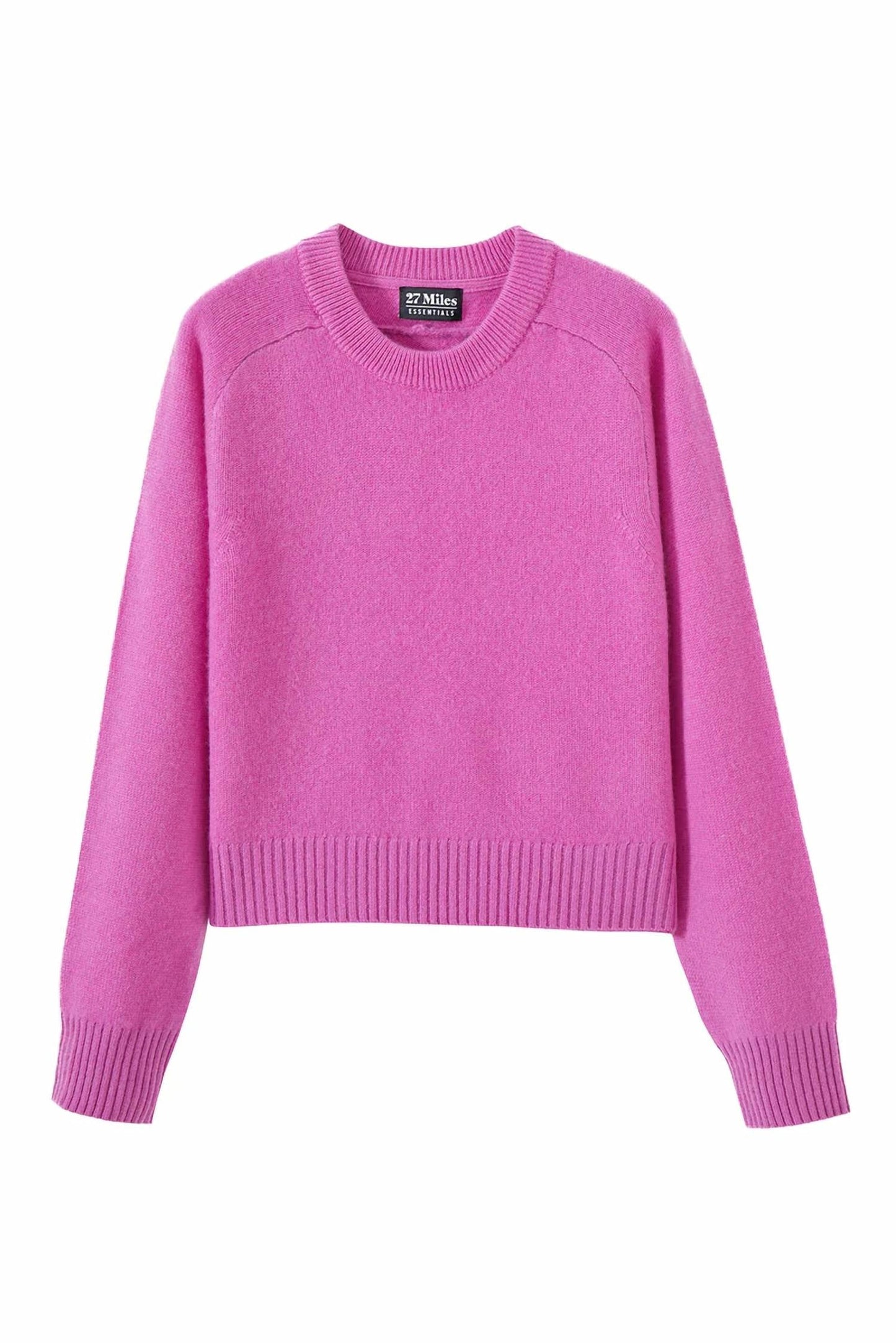 27 Miles Malibu - Alyson Cropped Cashmere Crewneck Sweater