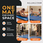 Tapete de ginástica dobrável multiuso BalanceFrom Fitness 120 x 48 pol., azul (pacote com 2)