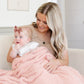 Bamboni® Receiving Blanket 30" x 40" Bamboo Rayon Blend