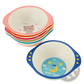 Bamboo Fiber Baby Bowls Cartoon Animal Feeding Dishes