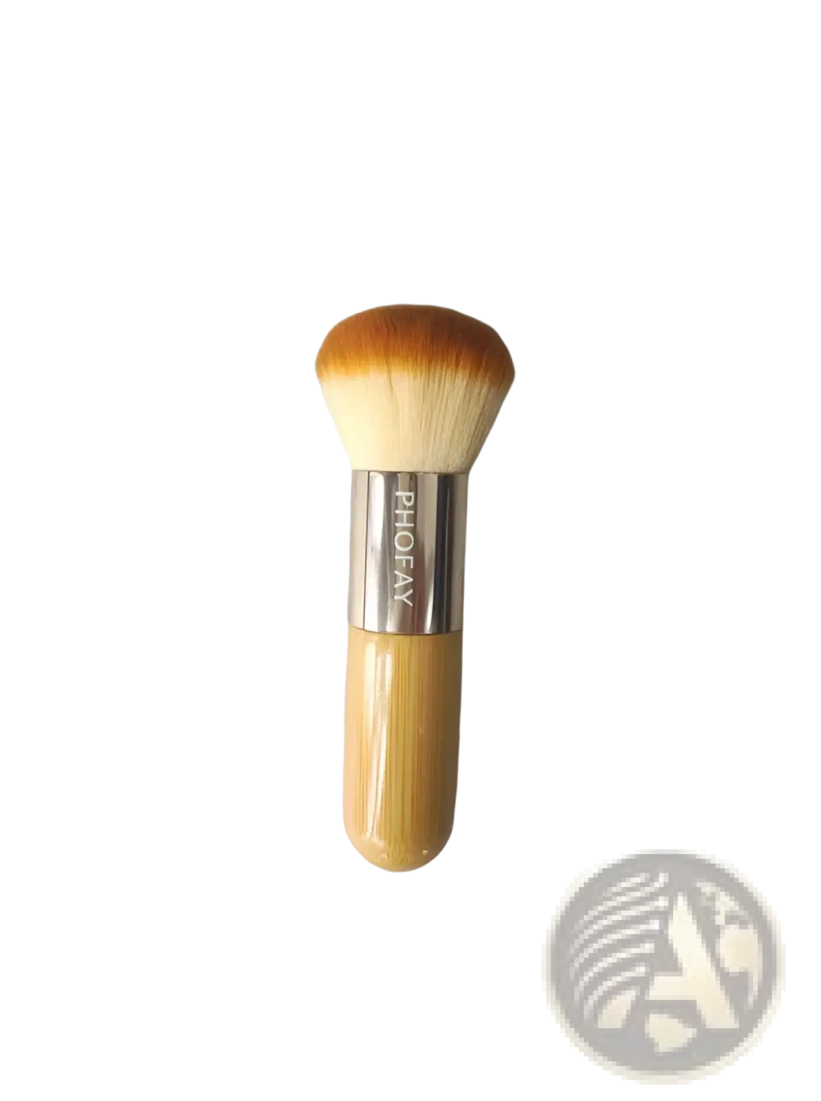 Bamboo Makeup Brush Set with Orange Gradient Bristles