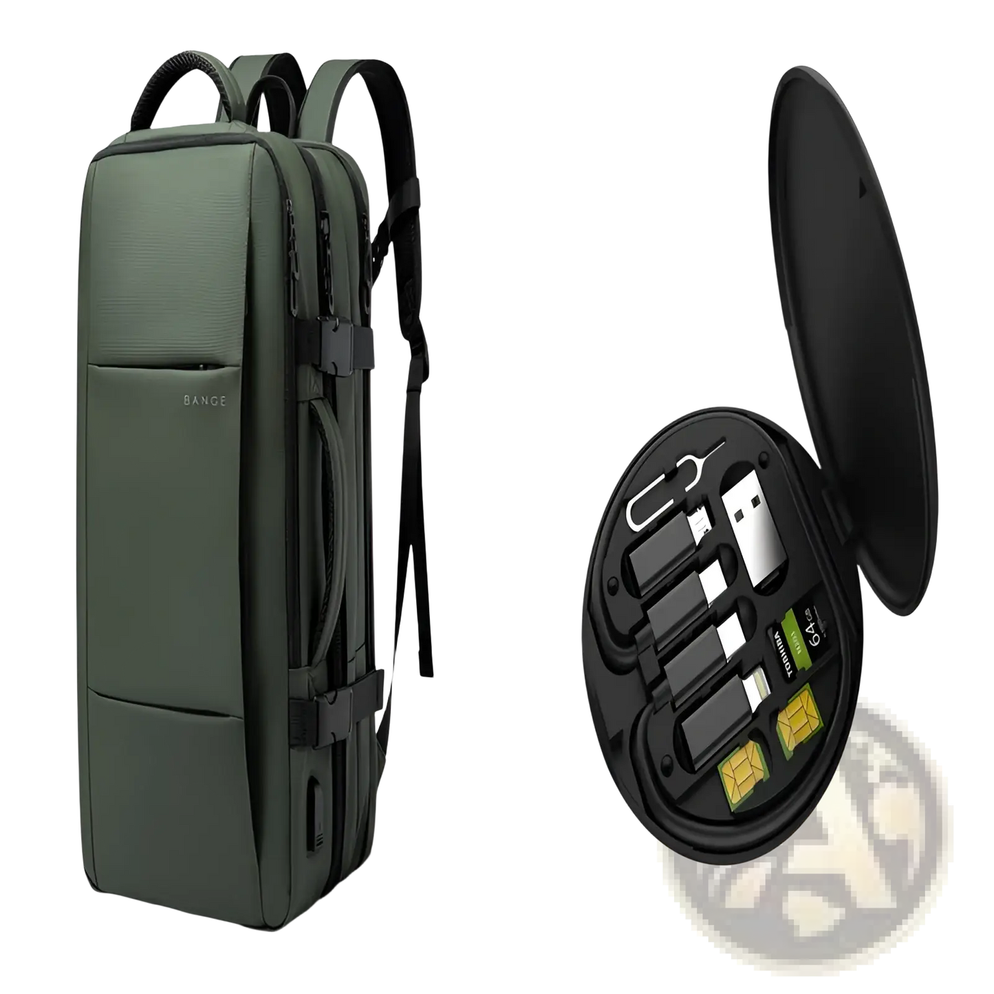 Bange 16 Inch Waterproof Laptop Travel Backpack