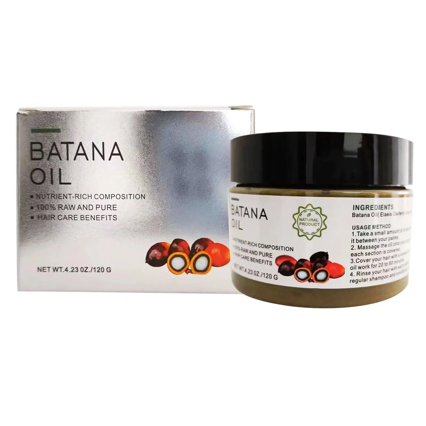 Batana Oil Hair Mask 120g Natural Honduras Formula