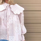 Aureum - Felicity Scallop Collar Tile Print Blouse