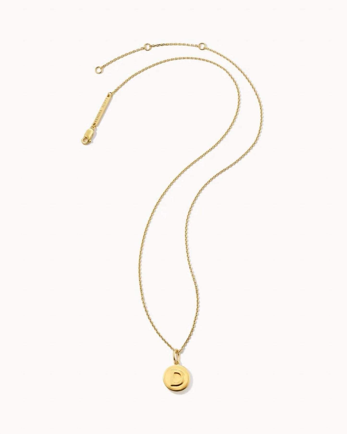 Kendra Scott - Women's Letter "D" Coin Pendant Necklace