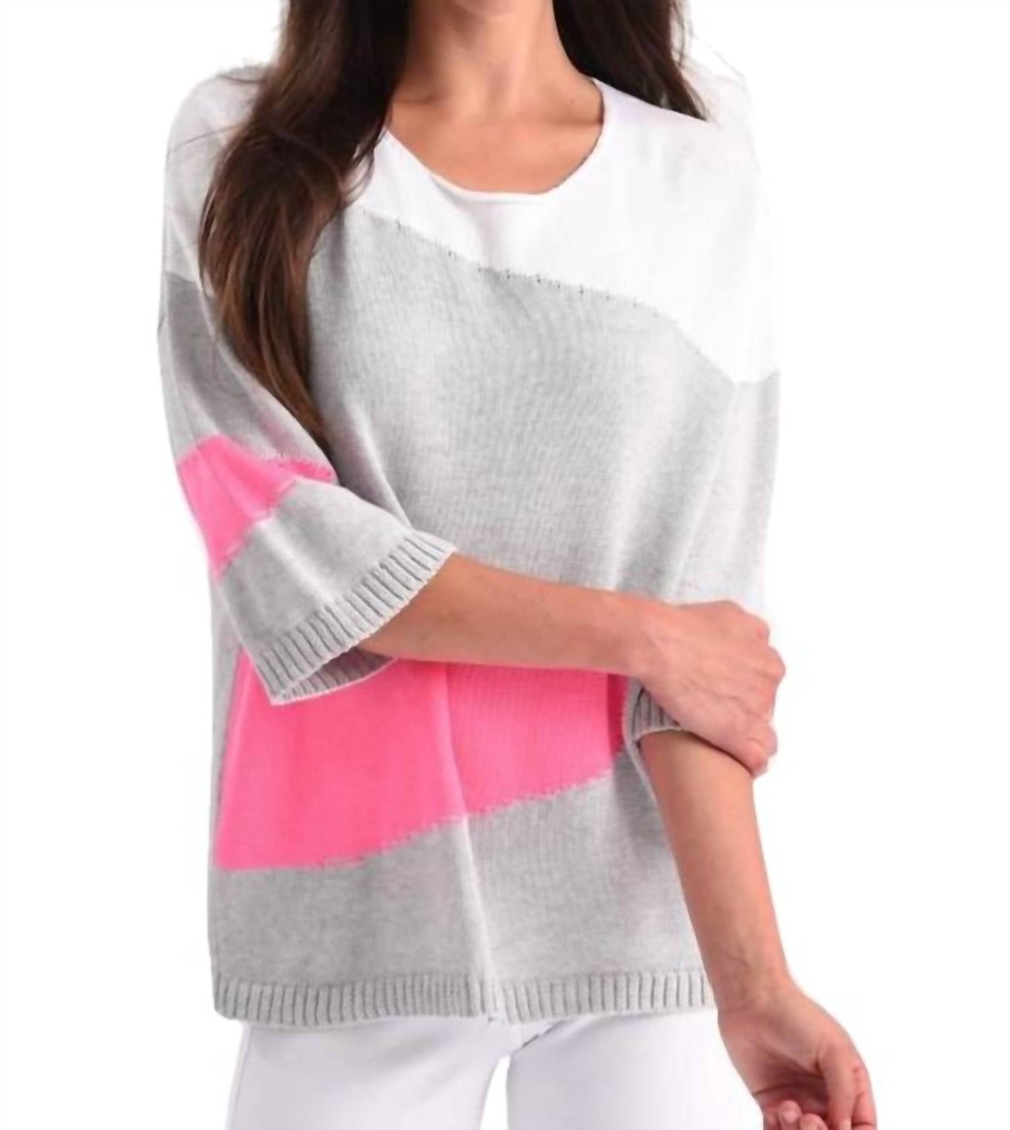 Angel - Abstract 3/4 Sleeve Sweater