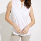 Joseph Ribkoff - Vanilla Pleated V-Neck Sleeveless Top