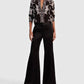 Alice + Olivia - Willa Printed Silk Top