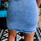 2Flyco - Concho Studded Dreamz Denim Skirt
