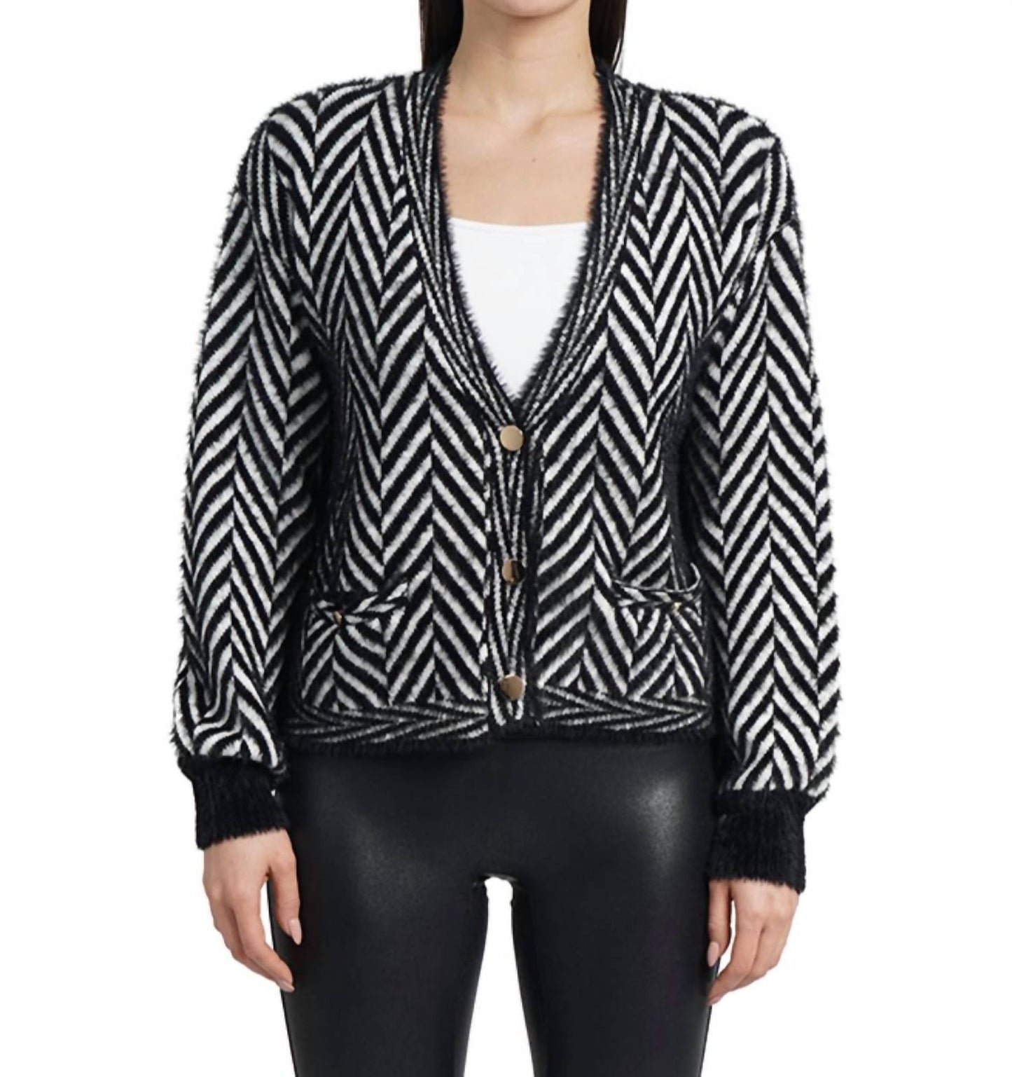 Love Token - Davner Herringbone Cardigan