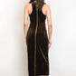 Beulahstyle - Keyhole Velvet Dress
