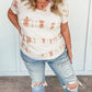 Pol - Sierra Striped Tie Dye Tee - Plus