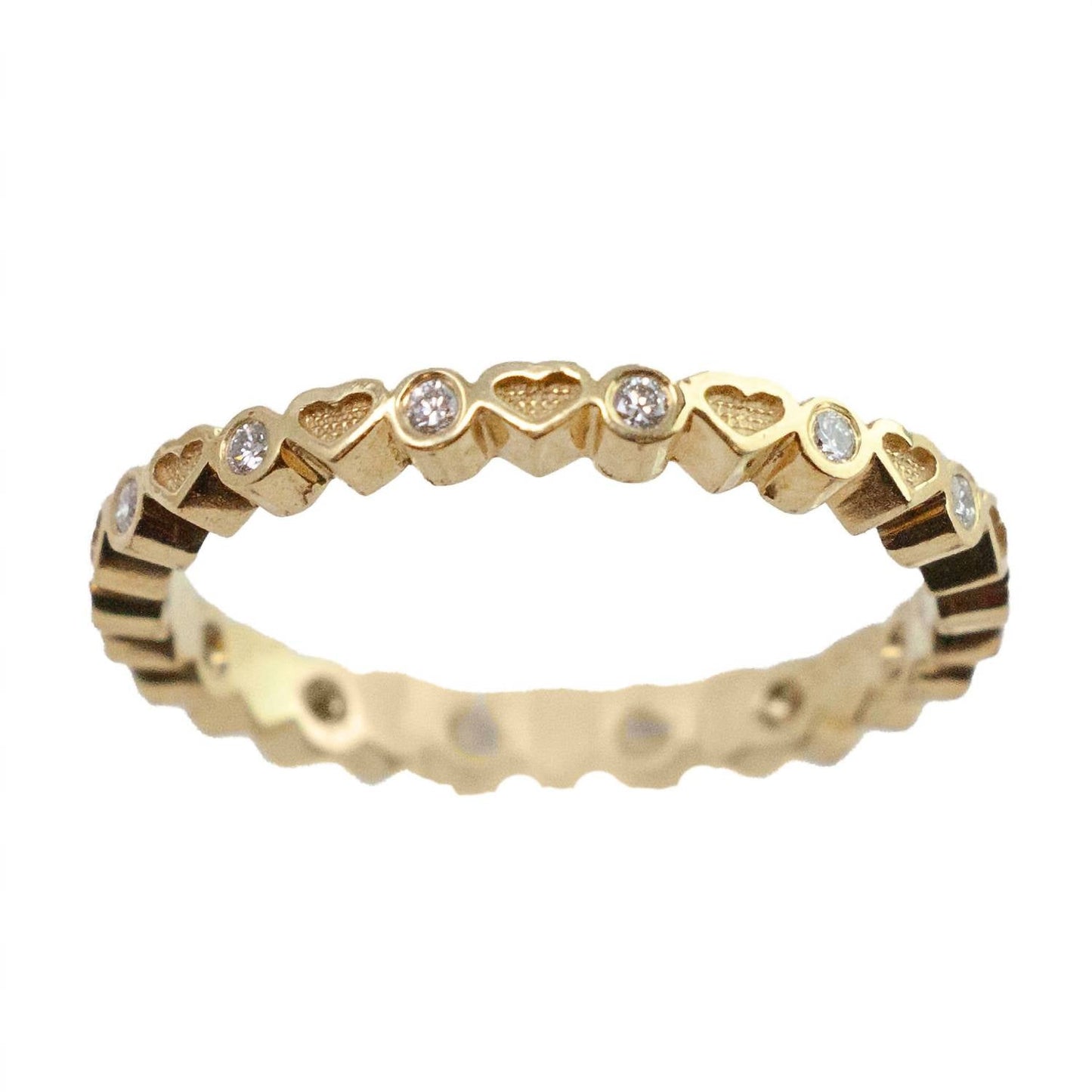 Hidalgo - Women's Heart Band Ring