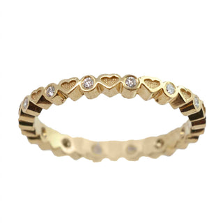 Hidalgo - Women's Heart Band Ring