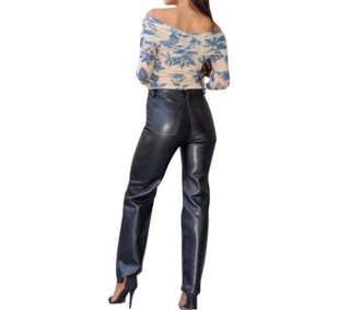 Verte - Blusa de malha floral Marlow com ombros à mostra