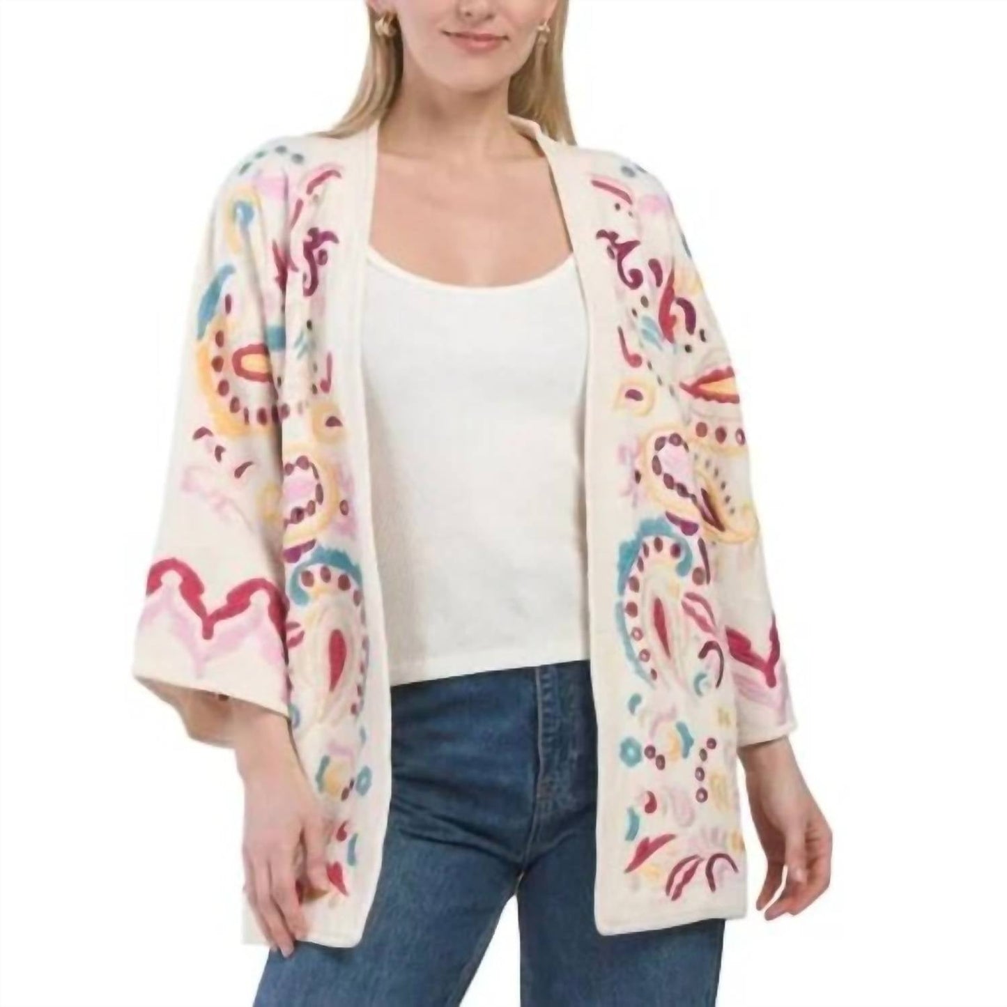 Johnny Was - BIYA SHORT KIMONO FLETCHER