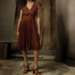 A.L.C. - Pleated Grommet Detail Dress